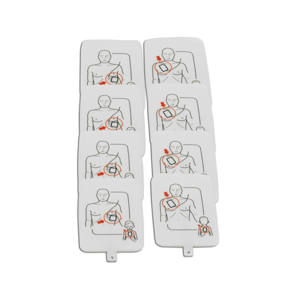 Pack 4 - PAD Universal Adulto/Niño - DEA Trainer PLUS PRESTAN (8 almohadillas)